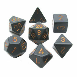 Opaque Black/Gold 7-Die Set