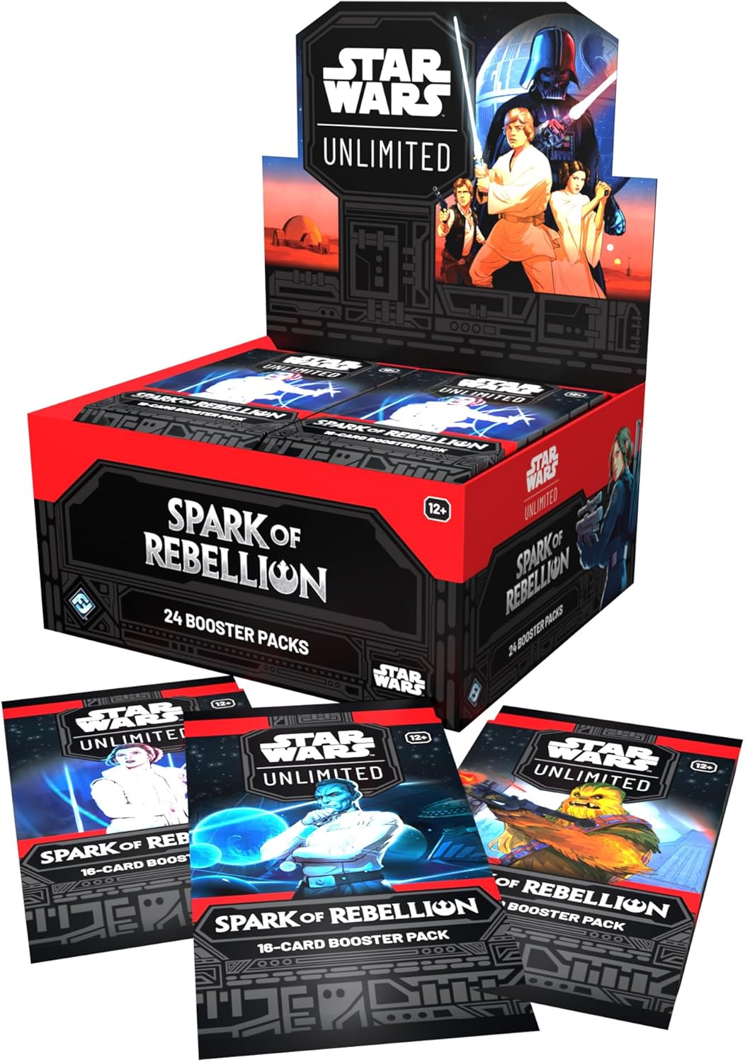 Star Wars: Unlimited - Spark of Rebellion Booster Display (24 Booster)
