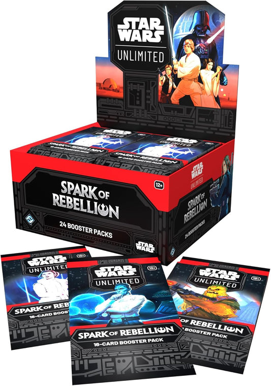 Star Wars: Unlimited - Spark of Rebellion Booster Display (24 Booster)