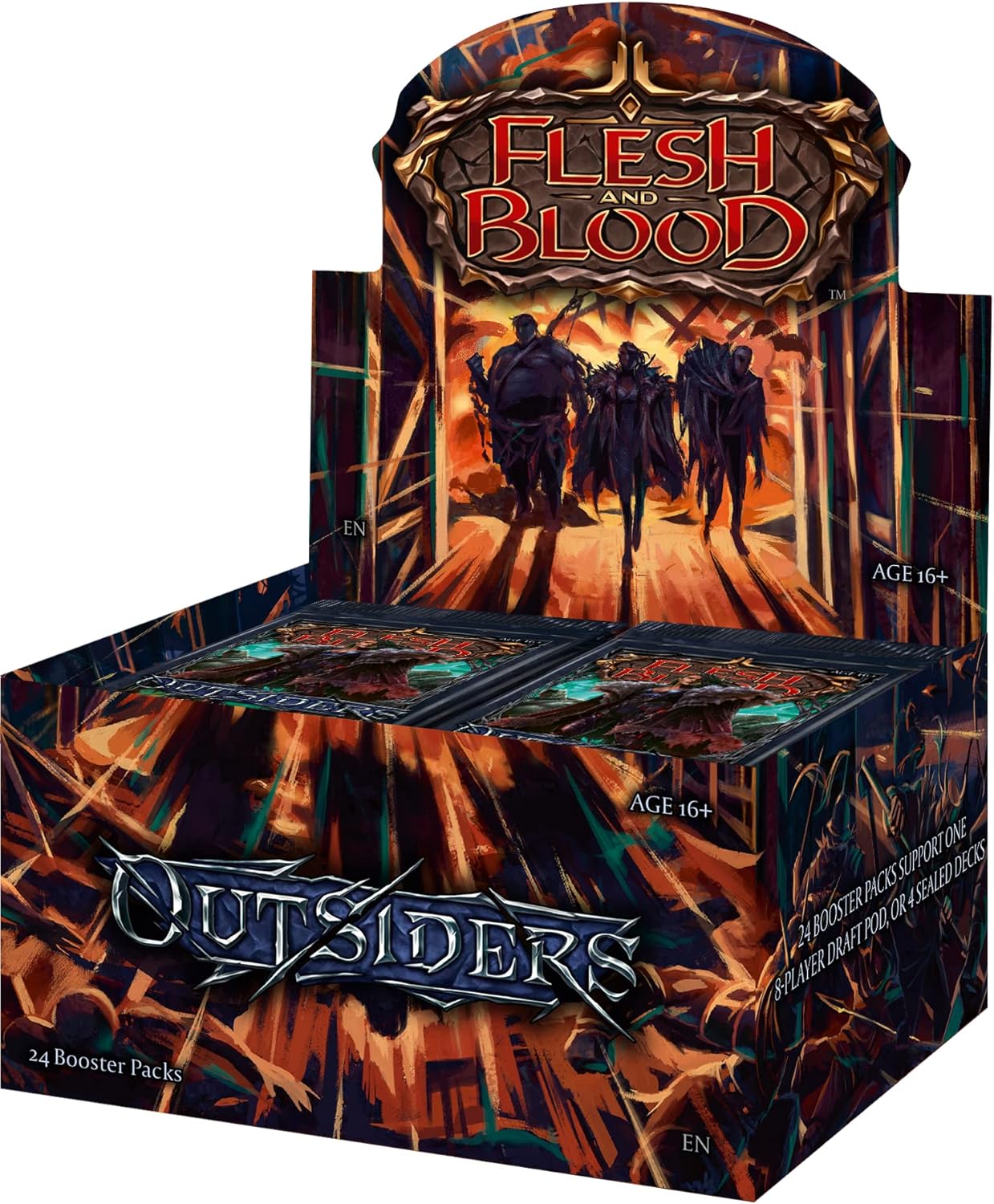 Flesh & Blood TCG - Outsiders Booster Display (24 Packs)