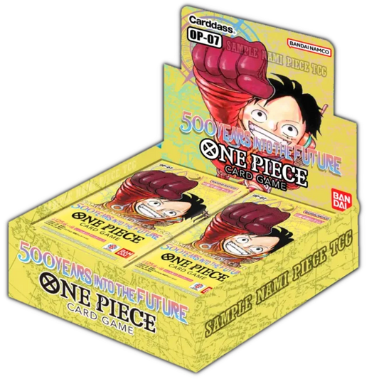 One Piece Card Game OP-07 Booster Display