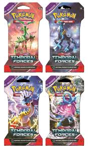 Pokemon Scarlet & Violet Temporal Forces Sleeved Booster Display