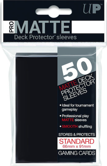 PRO-Matte Black Standard Deck Protectors 50ct