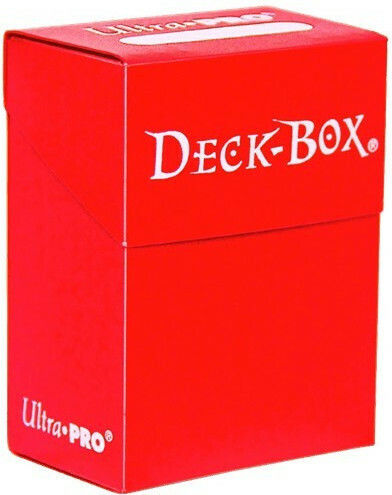 Ultra pro deck box red