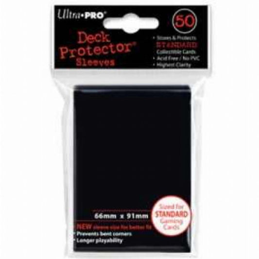 Ultra Pro Deck Protector Sleeves 66x91χιλ. 50τμχ Black